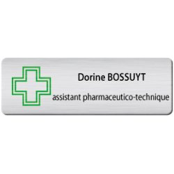 BADGE AVEC CROIX 2 ASS.PHARM.-TECHN.