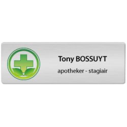 BADGE AVEC LOGO NL PH.-STAGIAIRE