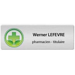 BADGE AVEC LOGO FR PH.-TITULAIRE