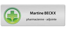BADGE AVEC LOGO FR. PHARM. STAGIAIRE