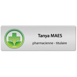 BADGE AVEC LOGO FR PHARM. TITULAIRE