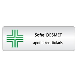 BADGE MET KRUIS 1 NL AP.-TITULARIS