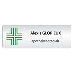 BADGE MET KRUIS 1 NL AP.-STAGIAIR