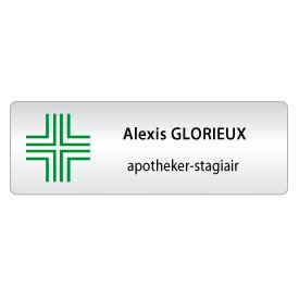 BADGE MET KRUIS 1 NL AP.-STAGIAIR