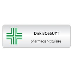 BADGE AVEC CROIX 1 PH.-TITULAIRE