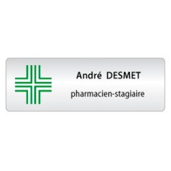 BADGE AVEC CROIX 1 PH.-STAGIAIRE