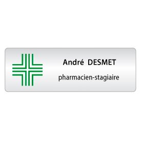 BADGE AVEC CROIX 1 PH.-STAGIAIRE