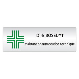 BADGE AVEC CROIX 1 ASS.PHARM.-TECHN.