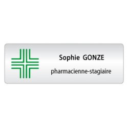 BADGE AVEC CROIX 1 STAGIAIRE