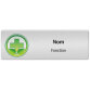 BADGE AVEC LOGO, NOM, FONCTION