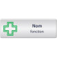BADGE AVEC CROIX2, NOM, FONCTION