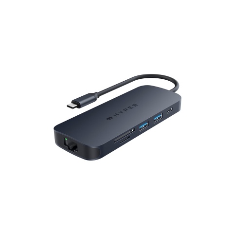 Station d'accueil PC portable Hyper HUB USBC 8 EN 1 ECOSMART GENERATION 2 140 W PD 3.1