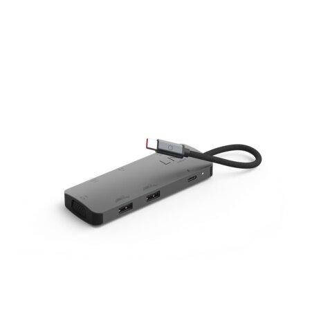 Adaptateur et convertisseur Linq HUB USB-C MULTIPORT 7 EN 1 PRO  TRIPLE DISPLAY