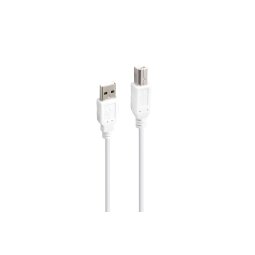 Cables USB Accsup CABLE IMPRIMANTE USB-A VERS USB-B 2.0 1,8M BLANC