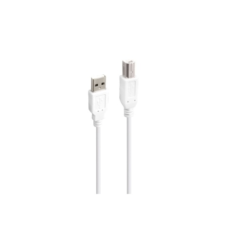 Cables USB Accsup CABLE IMPRIMANTE USB-A VERS USB-B 2.0 1,8M BLANC