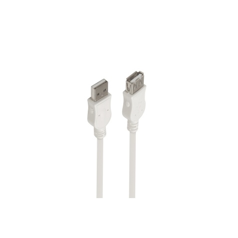 Cables USB Accsup RALLONGE USB-A MALE VERS USB-A FEMELLE 3M BLANCHE