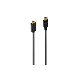 Câbles vidéo Accsup DISPLAY PORT MALE VERS HDMI MALE 8K 3M NOIR