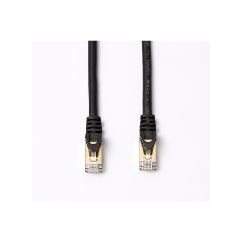 Câbles réseau Diffusion CABLE RJ45 DROIT CAT8 S/STP  2M NOIR