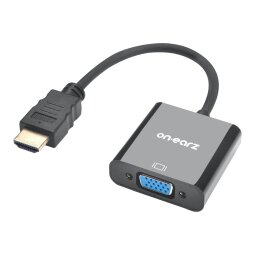 Câbles vidéo Onearz Mobile Gear Adaptateur HDMI Mâle vers VGA Femelle Noir