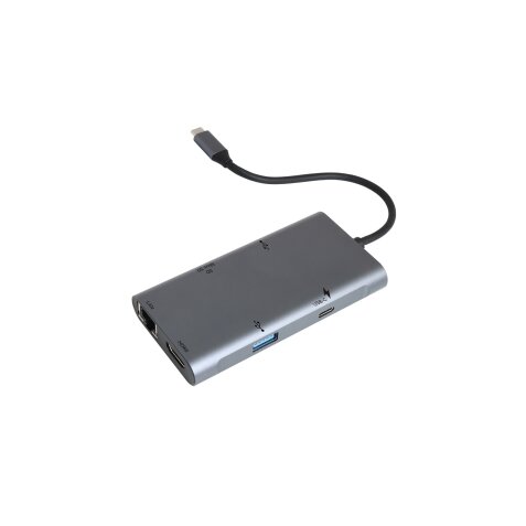 Hub USB Accsup HUB USB-C 7 EN 1 100W GRIS ANTHRACITE