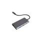 Hub USB Accsup HUB USB-C 9 EN 1 100W GRIS ANTHRACITE