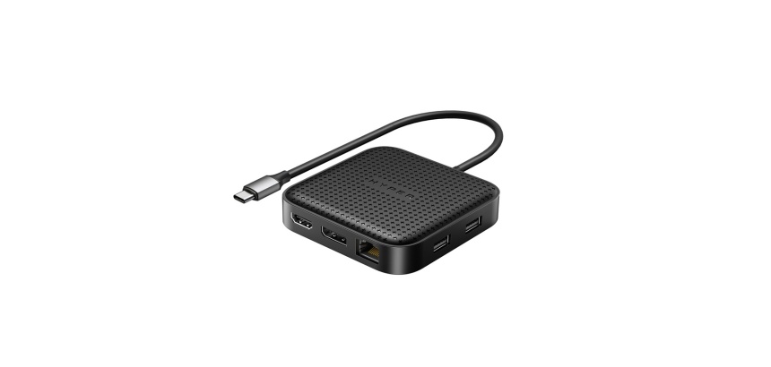 Hub USB Hyper STATION D'ACCUEIL 7 EN 1 HD 583 -GL
