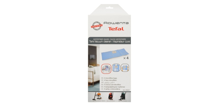 Lot de 4 sacs aspirateur - ZR8001