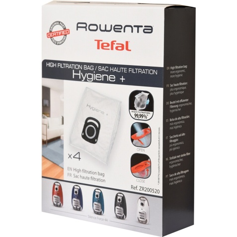 Lot de 4 sacs aspirateur Hygiène+ - ZR200520