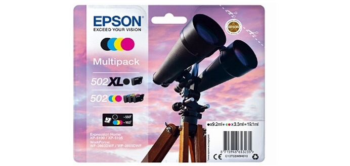 Cartouche d'encre Epson PACK JUMELLES 4 COULEURS XL