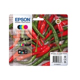 Cartouche d'encre Epson Multipack 503 PIMENT 4 Couleur NOIR XL