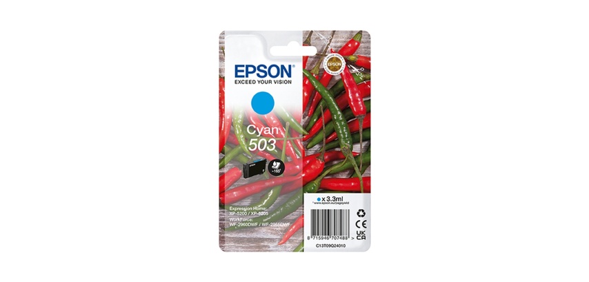Cartouche d'encre Epson 503 PIMENT CYAN