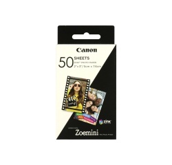 Papier d'impression Canon Pack 50 feuilles de papier photo Canon ZINK pour Zoemini