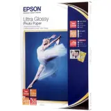 Papier d'impression Epson Papier Photo Ultra Glossy - 13x18cm - 50 Feuilles - 300g/m²