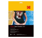 Papier d'impression Kodak T-shirt Transfer Dark 5 feuilles