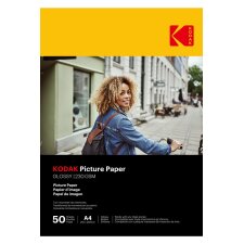 Papier d'impression Kodak Papier photo 230g A4 par 50 feuilles en finition Brillant