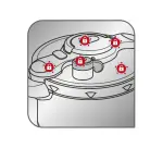 Autocuiseur Seb CLIPSOMINUT' DUO 5L COCOTTE-MINUTE INDUCTION P4705101