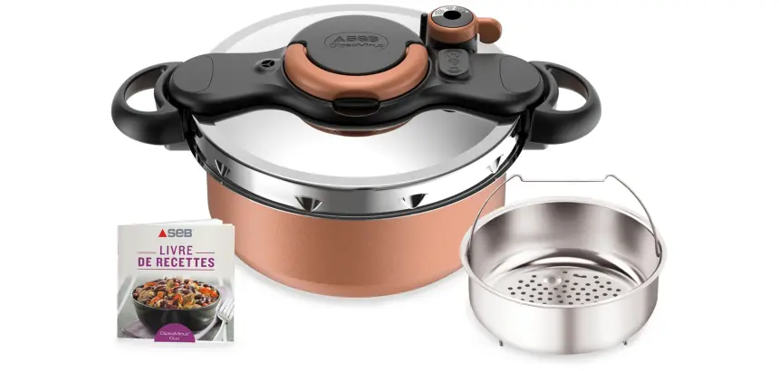 Autocuiseur Seb CLIPSOMINUT' DUO 5L COCOTTE-MINUTE INDUCTION P4705101