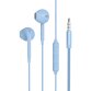 Ecouteurs Force Play Ecouteur Renforcé Jack 3.5mm Recycle Bleu