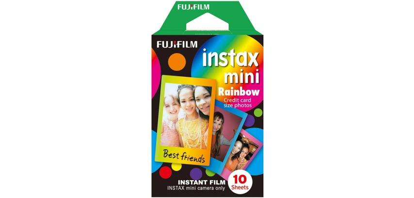 Papier photo instantané Fujifilm FILM INSTAX MINI MONOPACK RAINBOW