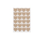 Accessoires photo Tnb LENSY - Pack de 96 coins photo adhésifs - Kraft