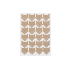 Accessoires photo Tnb LENSY - Pack de 96 coins photo adhésifs - Kraft