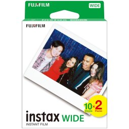 Papier photo instantané Fujifilm PAPIER PHOTO INSTAX WIDE BIPACK