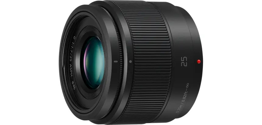 Objectif à Focale fixe Panasonic LUMIX G 25mm F/1.7 Noir