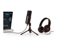 Microphone Zoom ZUM-2PMP - Pack Microphone Podcast USB avec Casque, trépied et câble