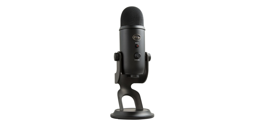 Microphone Blue Microphones USB Yeti Noir, Plug & Play sur PC et Mac