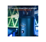 Microphone Blue Microphones USB Yeti Noir, Plug & Play sur PC et Mac
