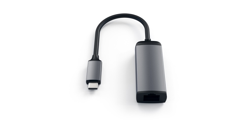 Câbles réseau Satechi ADAPTATEUR USB-C/RJ45 GRIS SIDERAL