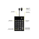 Pavé numérique Port Designs Pave Numerique Filaire USB-C & USB-A