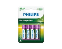 Pile rechargeable Philips PILES X4 AA 2600 MAH