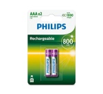 Pile rechargeable Philips PILES RECHARGEABLE AAA LR03 800 MAH